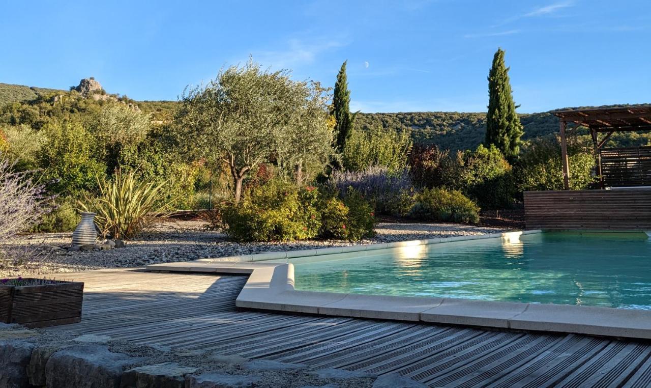 Roulotte De La Villa Font Vive - Tout Equipee, Tout Confort, Situation Ideale Sud Ardeche Grospierres Exterior photo
